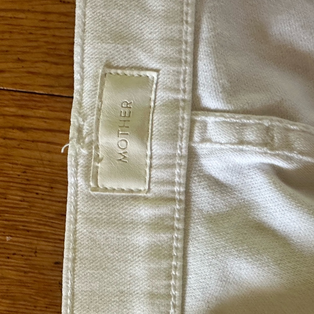 Mother white jeans